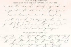 Lucille Wedding Calligraphy Font