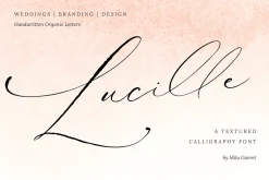 Lucille Wedding Calligraphy Font