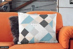 Lumbar Pillow With Chairs Mock-up