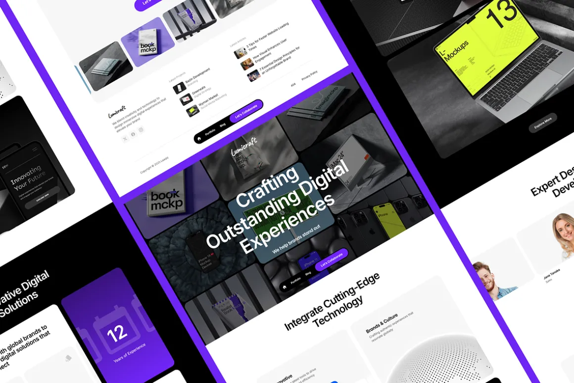 Lumicraft | Agency Framer Template