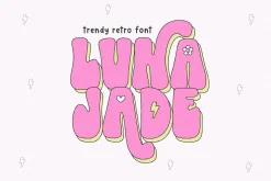 Luna Jade | Retro Swash Font