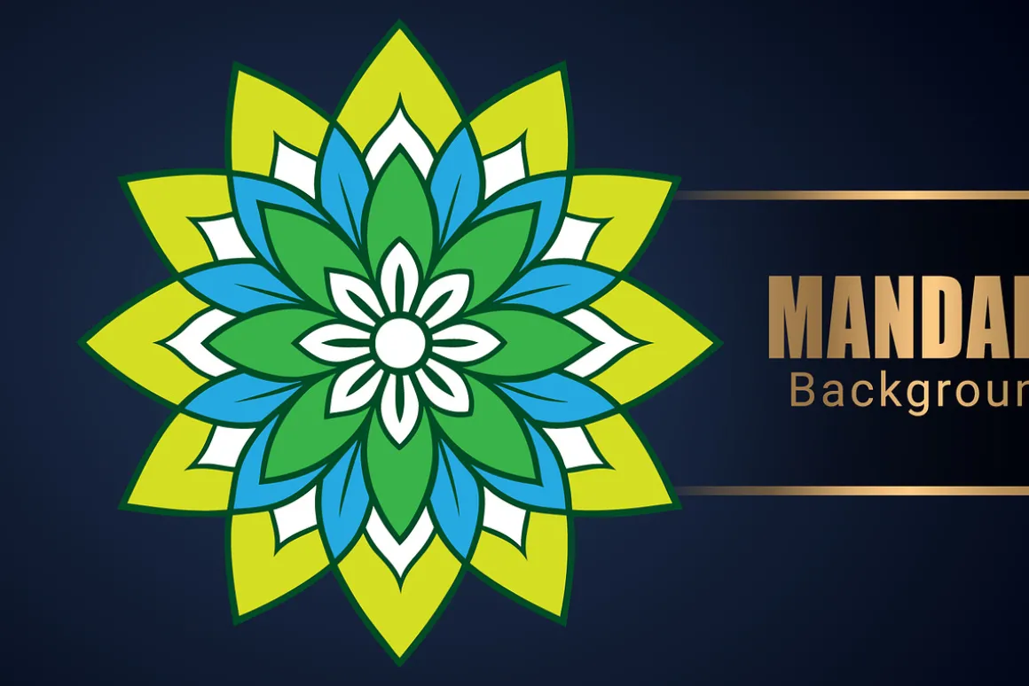 Luxury Colorful Islamic Mandala