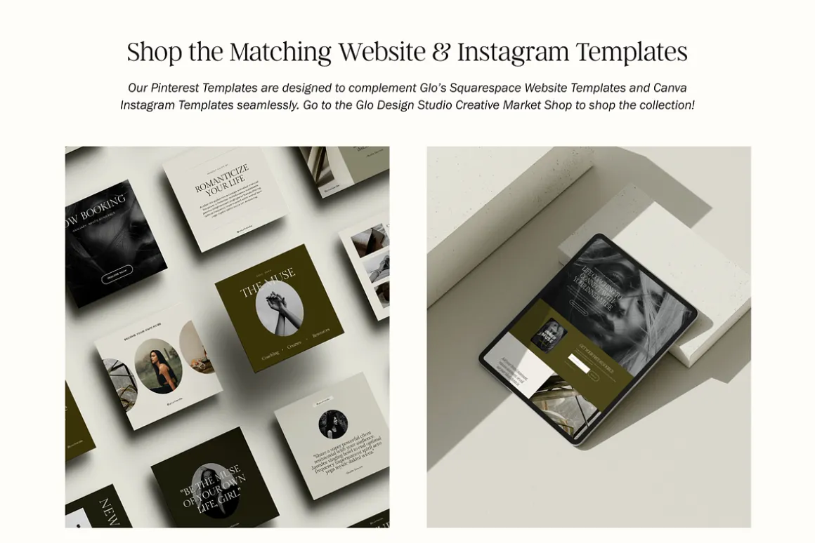 Luxury Canva Pinterest Templates