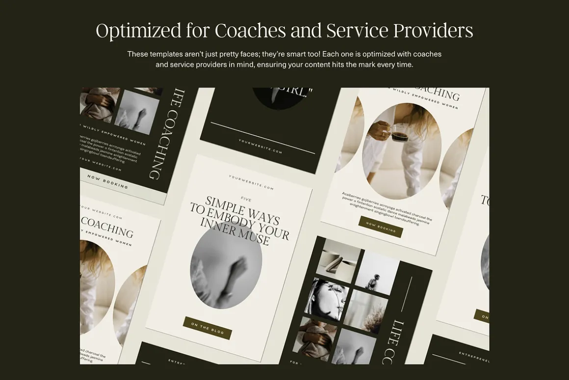 Luxury Canva Pinterest Templates