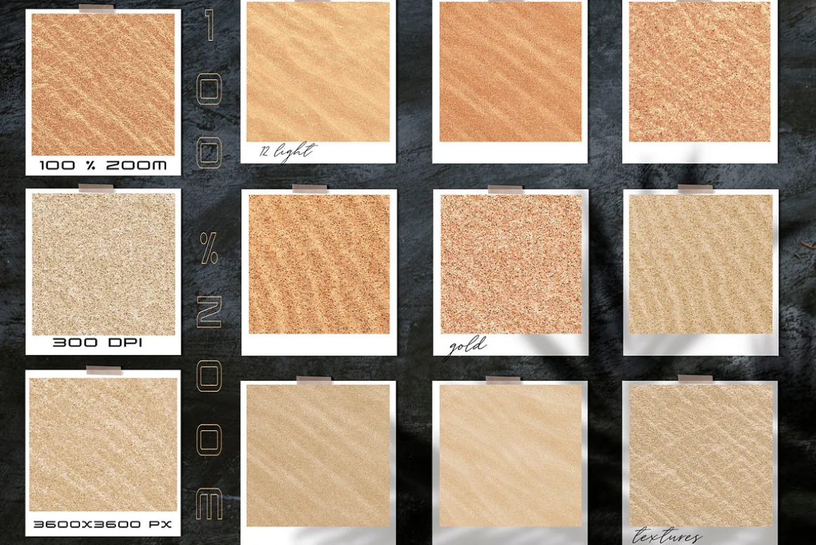 Luxury gold glitter & foil