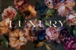 Luxury Hand Painted Floral Art