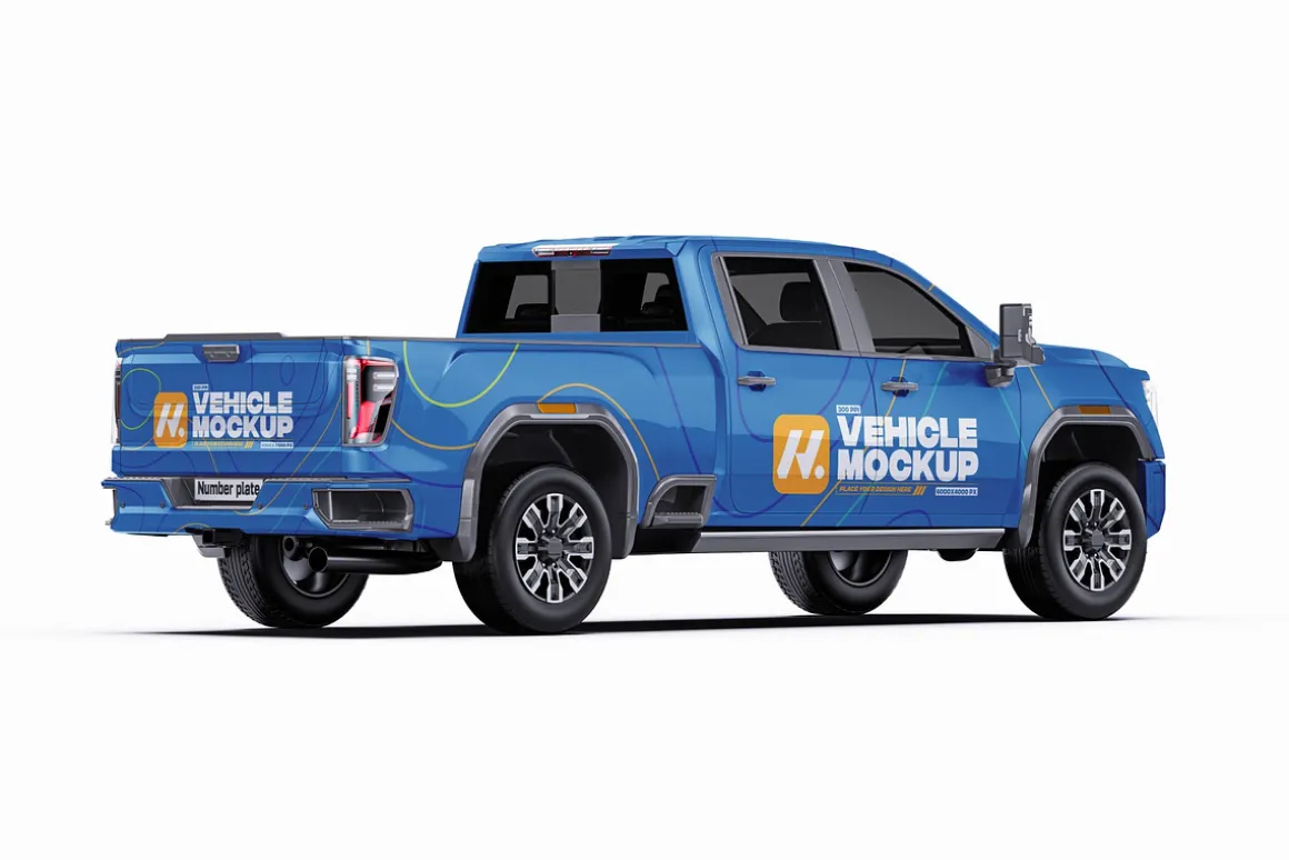 2025 Luxury HD Truck Mockup Set