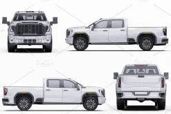 2025 Luxury HD Truck Mockup Set