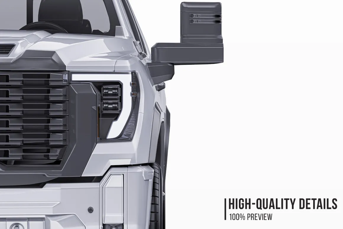 2025 Luxury HD Truck Mockup Set