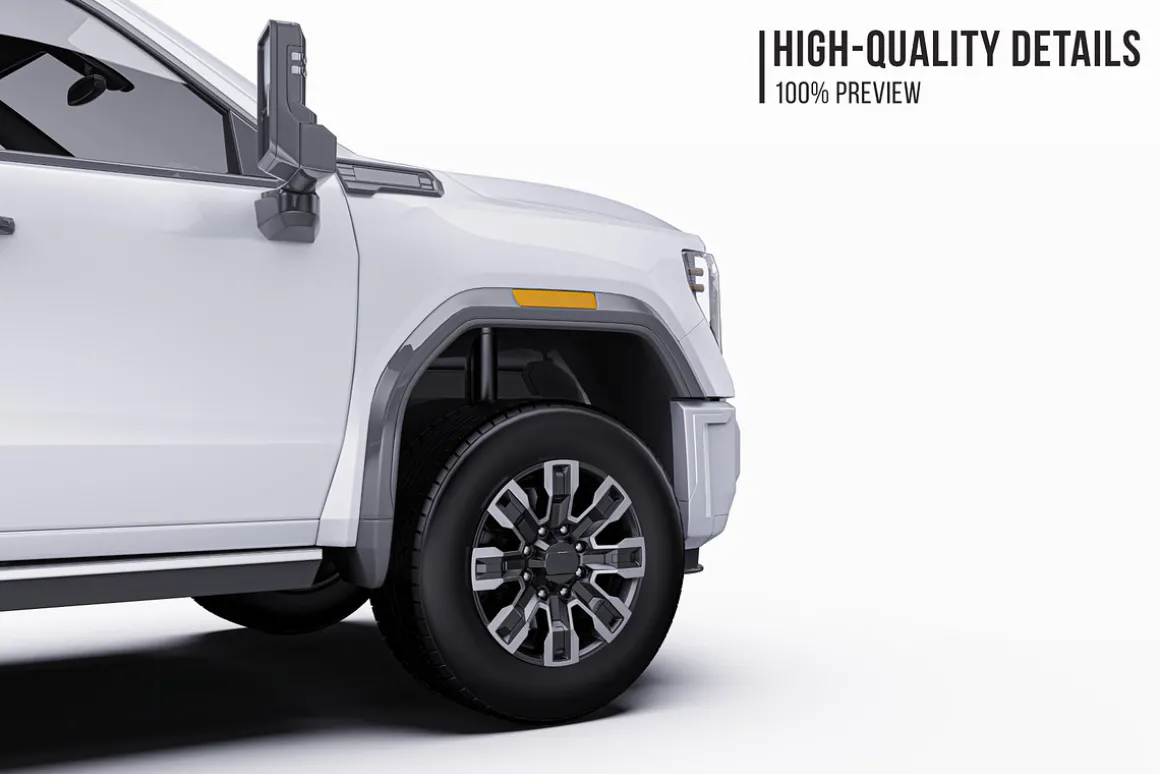 2025 Luxury HD Truck Mockup Set