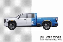 2025 Luxury HD Truck Mockup Set