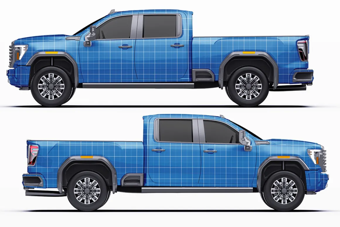 2025 Luxury HD Truck Mockup Set