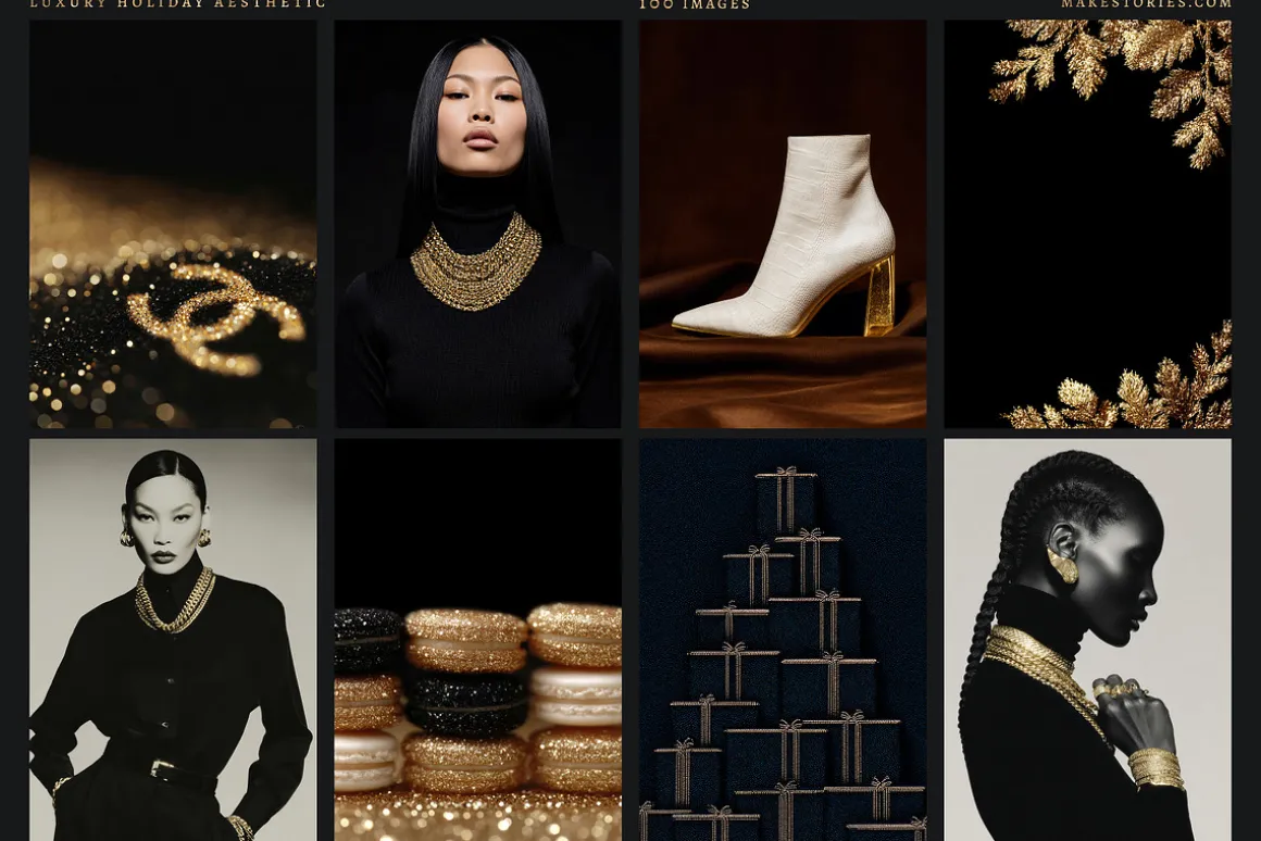 Luxury Holiday Editorial Image Pack