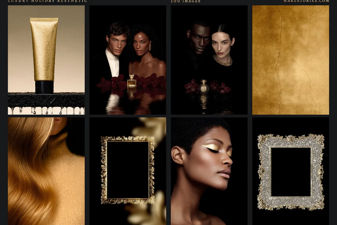 Luxury Holiday Editorial Image Pack