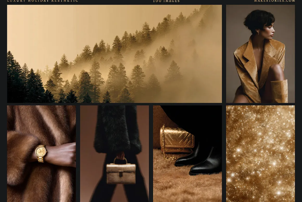 Luxury Holiday Editorial Image Pack