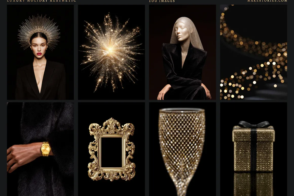 Luxury Holiday Editorial Image Pack