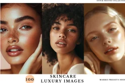 100 Luxury Skincare Stock Photos
