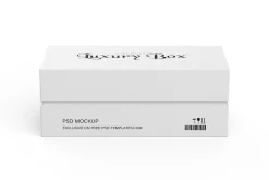 Luxury Two Piece Rigid Box Mockup