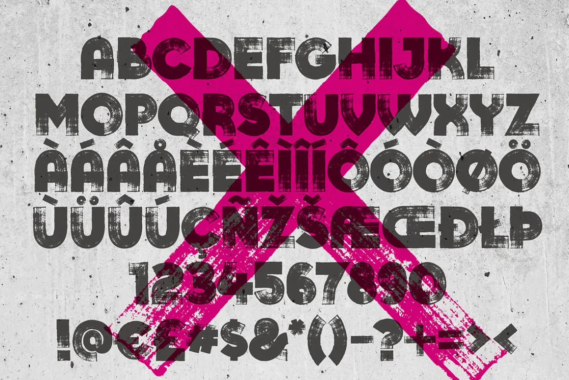 Maaark II | Dry marker font
