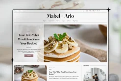 Mabel + Arlo Wix Template