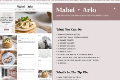 Mabel + Arlo Wix Template