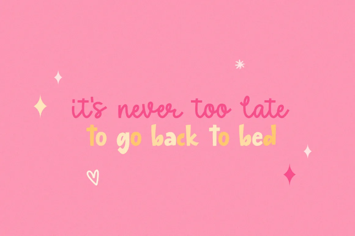 Macaroni Cheese Font Duo + Doodles