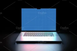 MacBook Pro In Dark Mockup