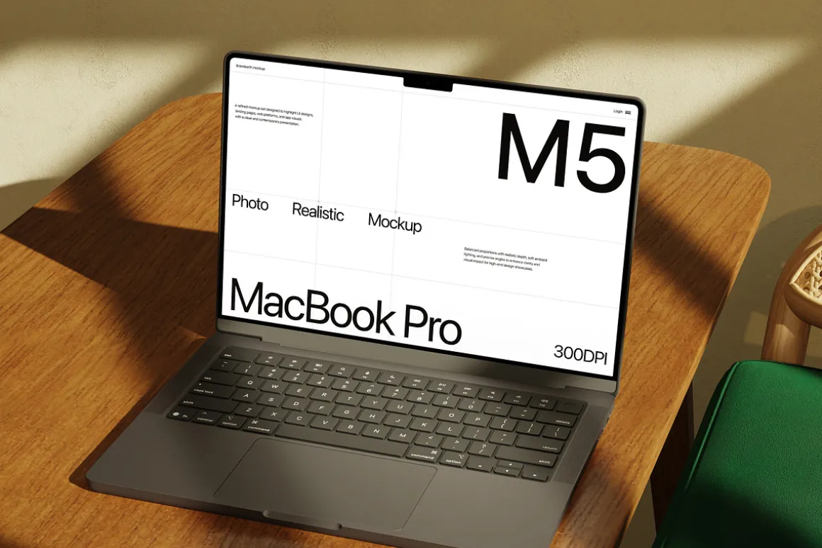 Macbook Pro Laptop Mockup