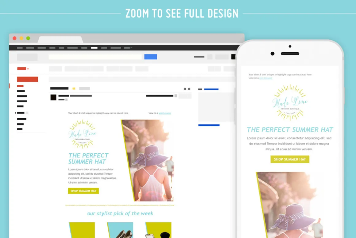 Madeline E-commerce Email Template