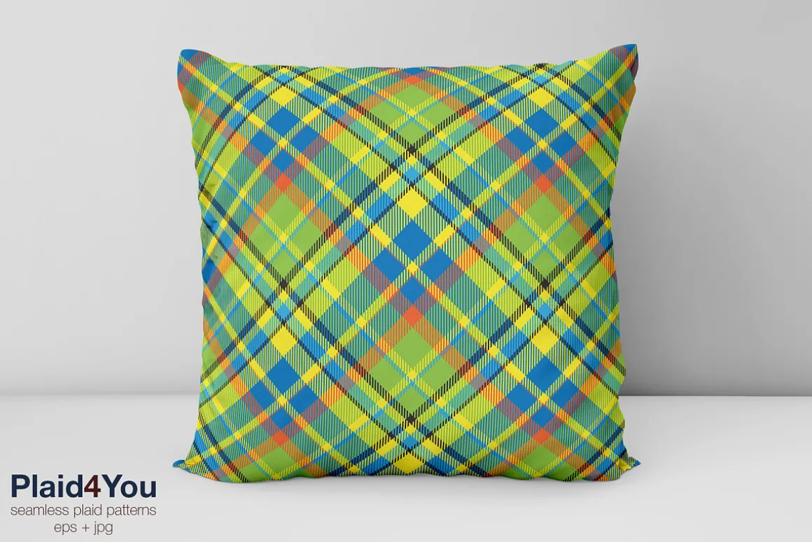 #6 Madras Pattern Plaids EPS + JPG