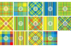#6 Madras Pattern Plaids EPS + JPG