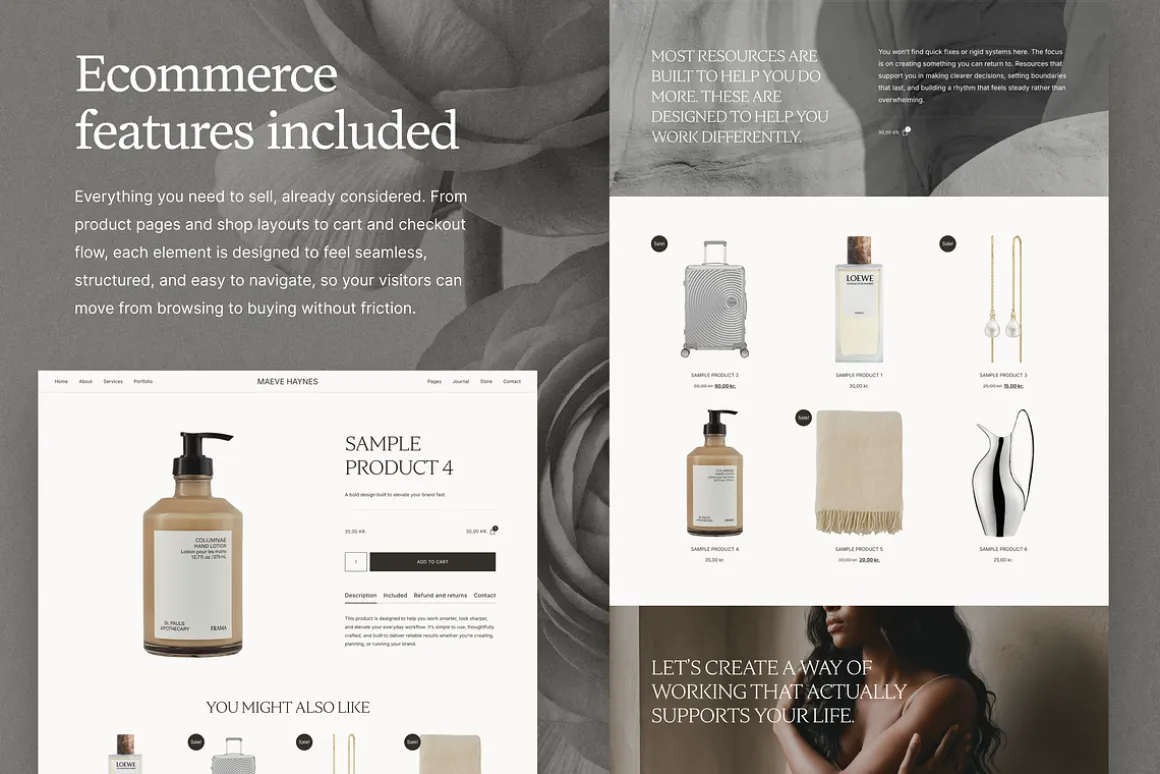 Maeve WordPress Website Template