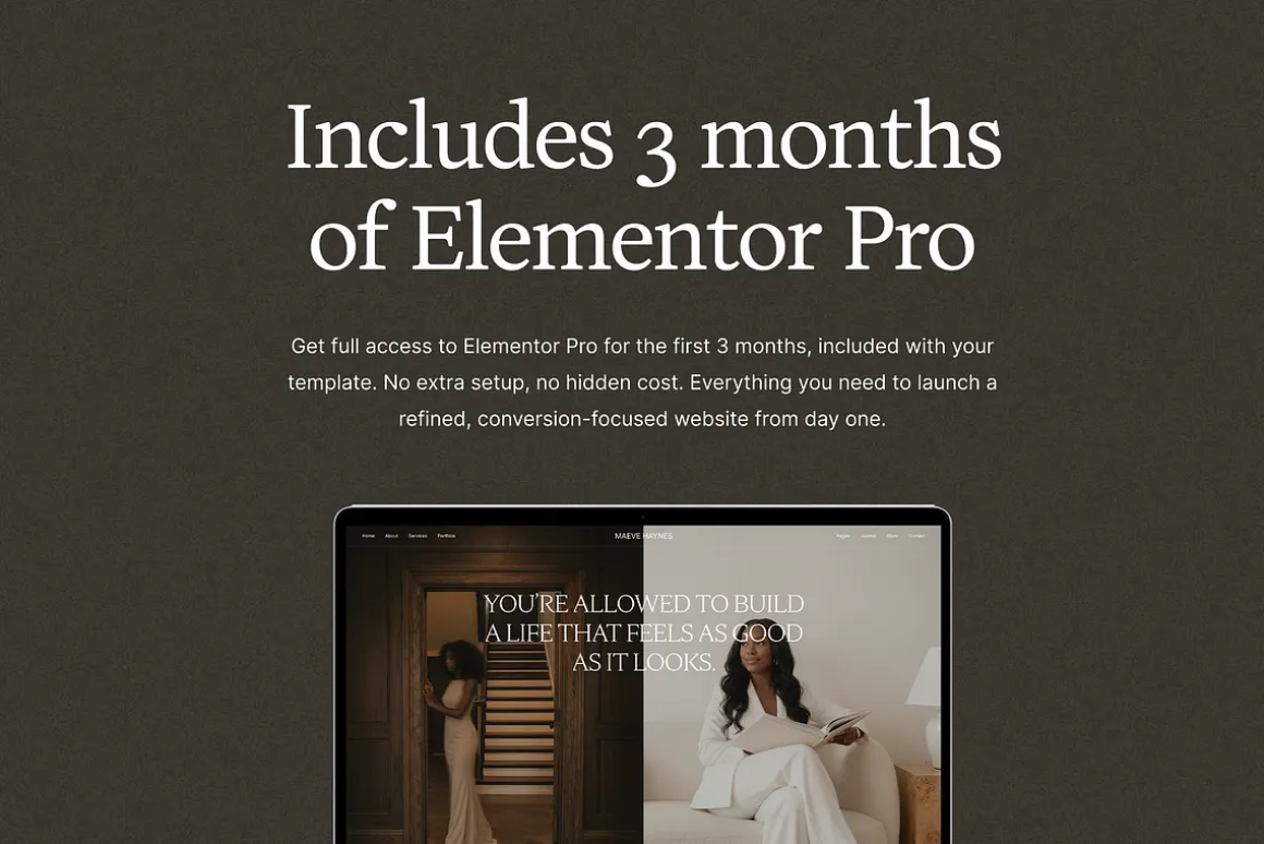 Maeve WordPress Website Template