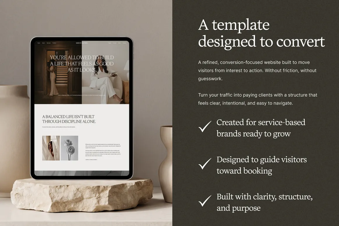 Maeve WordPress Website Template