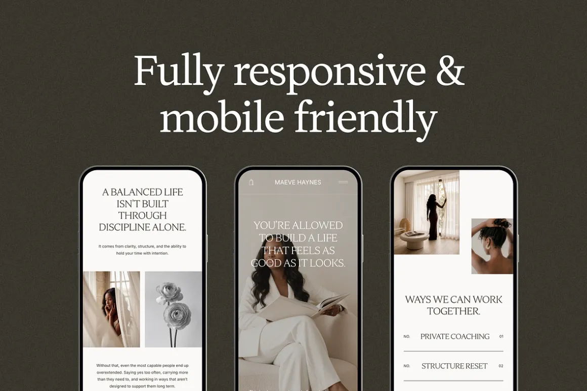 Maeve WordPress Website Template