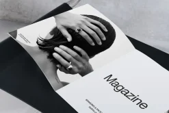 Magazine Cover Mockup PSD