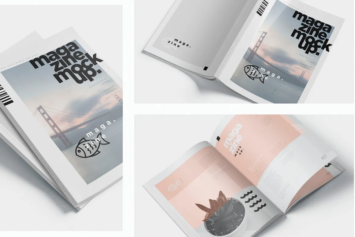 Magazine Spread Mockups