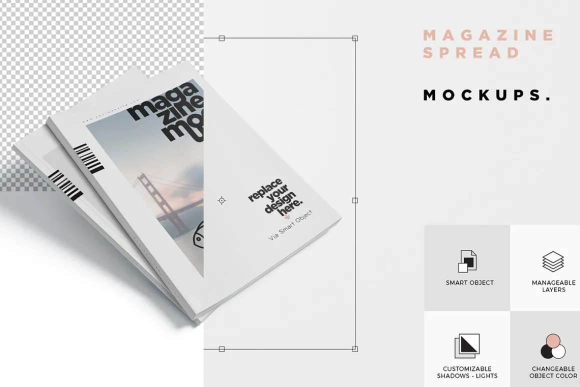 Magazine Spread Mockups