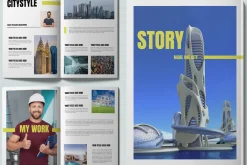 Magazine Template Design