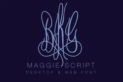 Maggie Monogram Desktop & Web Font