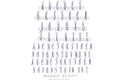 Maggie Monogram Desktop & Web Font