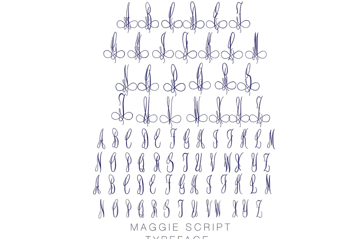 Maggie Monogram Desktop & Web Font
