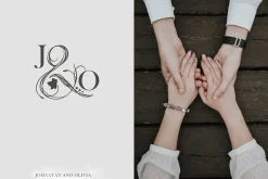 Magic Ivy. Botanical Font.