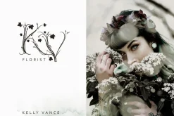 Magic Ivy. Botanical Font.