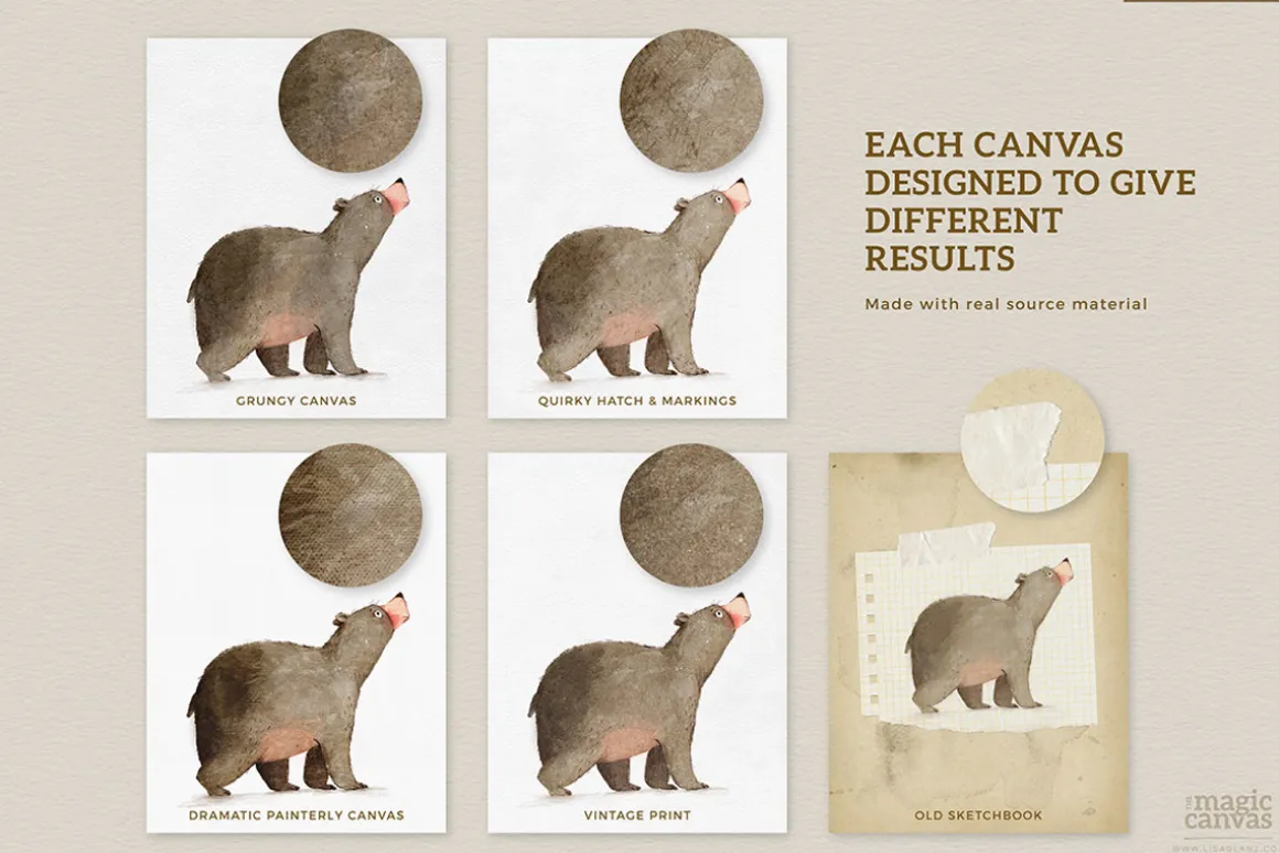 Magic Canvas Photoshop textures