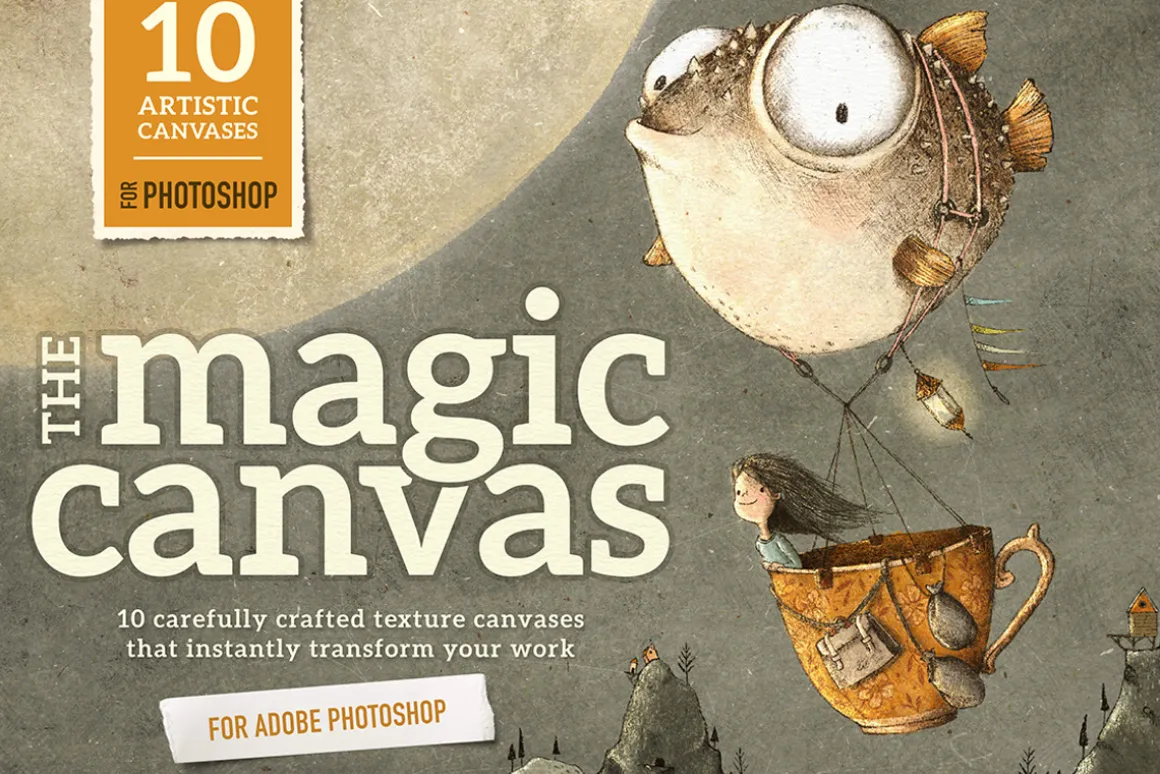 Magic Canvas Photoshop textures