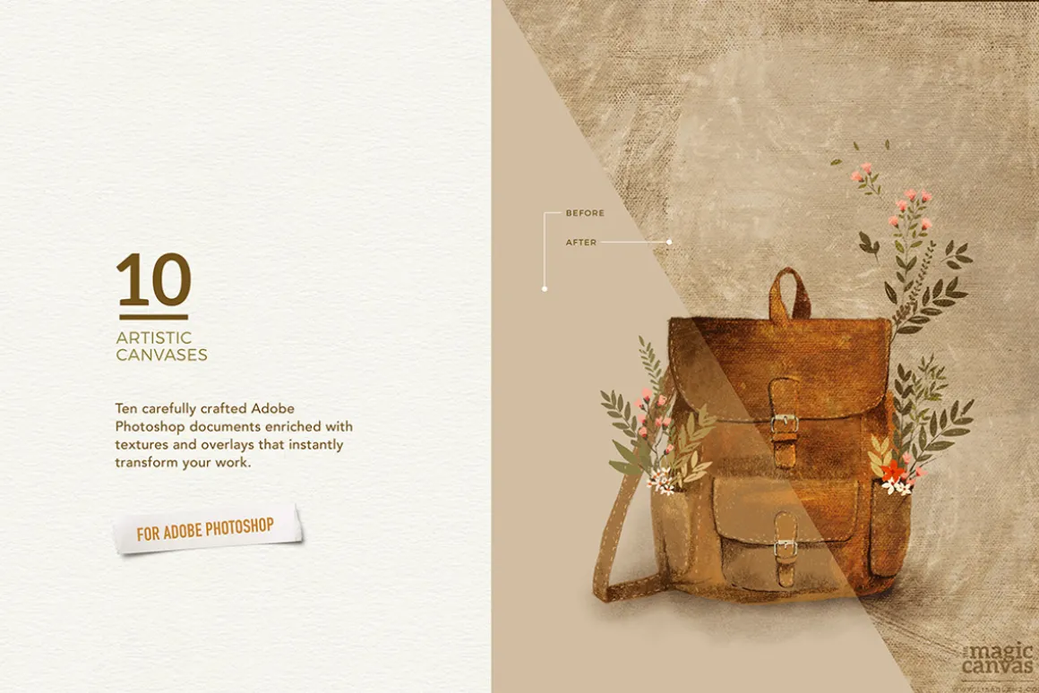 Magic Canvas Photoshop textures