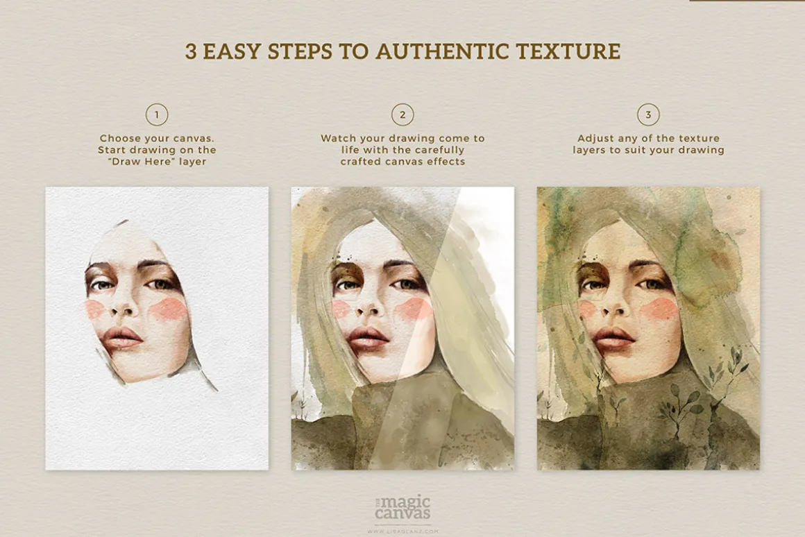 Magic Canvas Photoshop textures