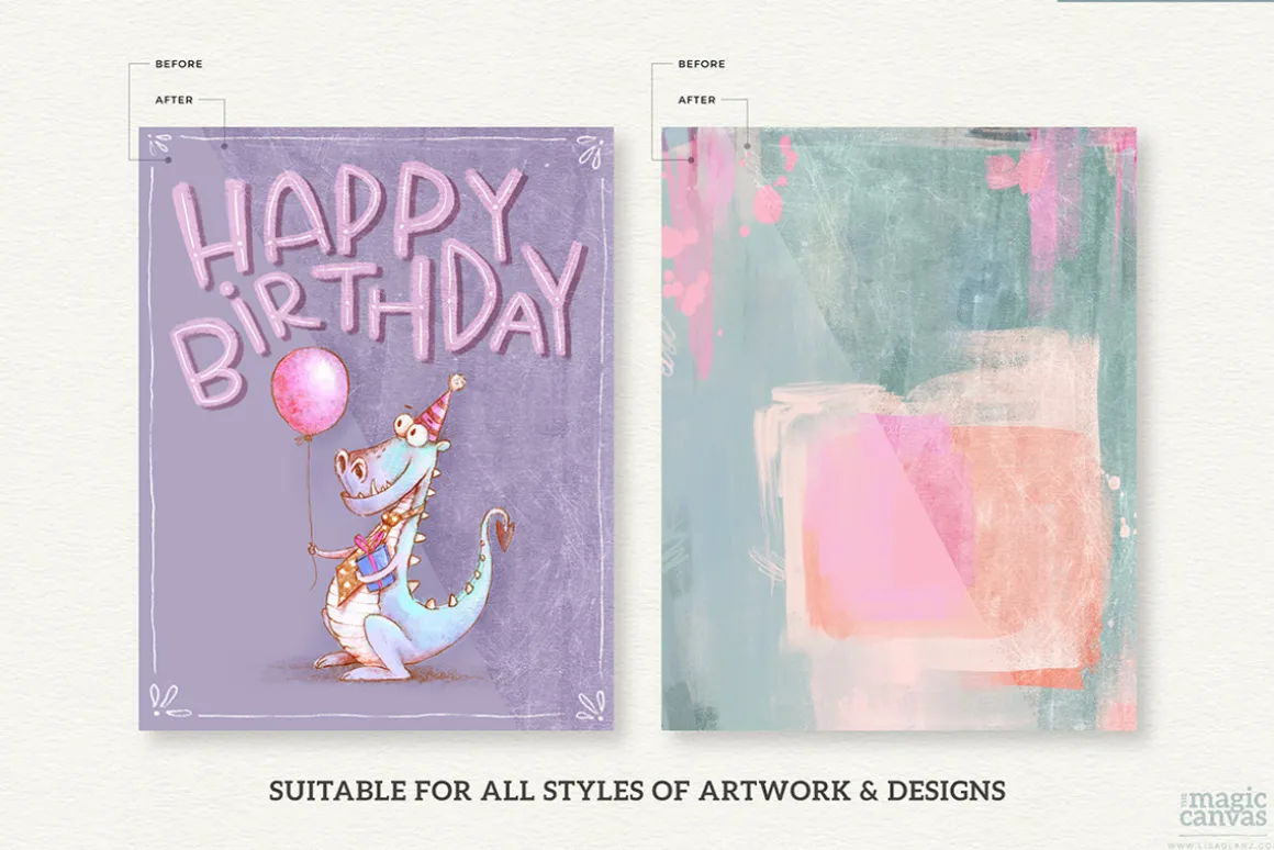 Magic Canvas Photoshop textures