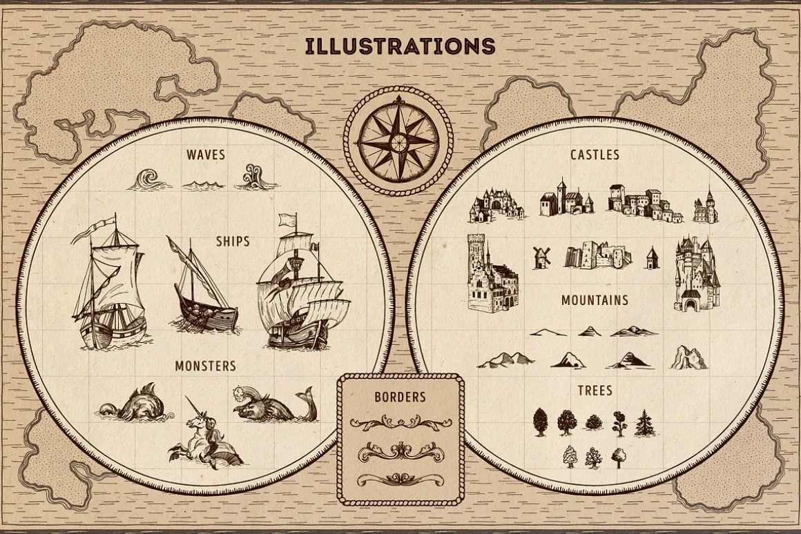 Magic Lands: Vintage Map Creator